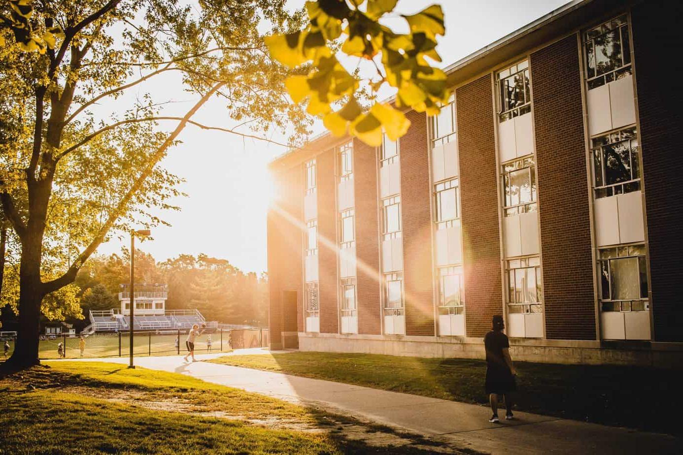 campus morning